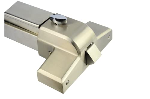 Owel Stainless Steel Commercial Door Push Bar, Panic Exit Bar With Exterior Lever Roller Latch, Commercial Emergency Hardware Panic Bar For Exit Doors Size 25"' Or 31" (Length 80 Cm (31.5 Inch)) #TOP4