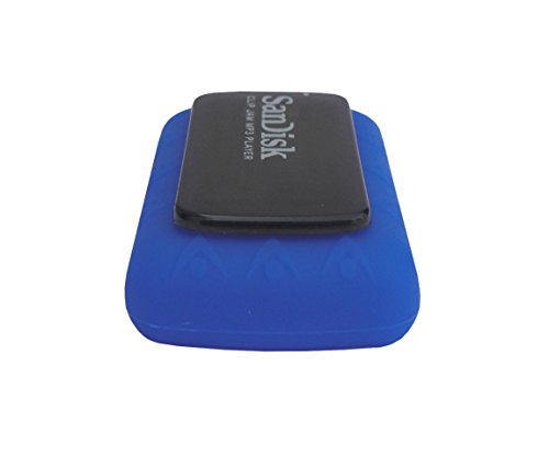 Ishoppingdeals Silicone Case For Sandisk Clip Jam (Sdmx26) Mp3 Player (Released In 2015), Soft Rubber Skin Bumper Cover, Navy Blue #TOP7