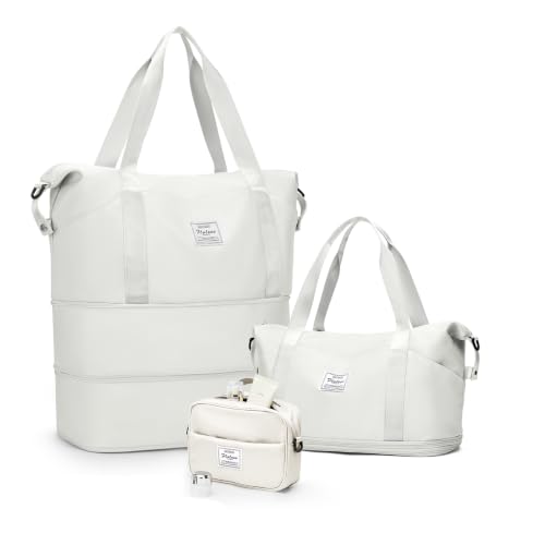 Expandable Duffle Bags for Women, Foldable Travel Bags, Large Weekend Bag