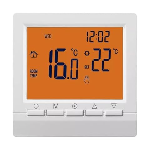 YUANGANG Battery Powered Digital Thermostat Cover