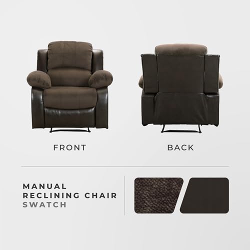 Sillón Plegable Poliéster Marrón miniatura 5