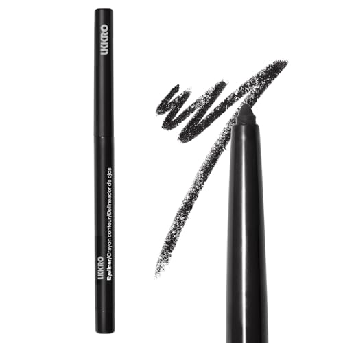 LKKIRO Eyeliner Crayon Contour, negro, 5ml+5ml miniatura 2