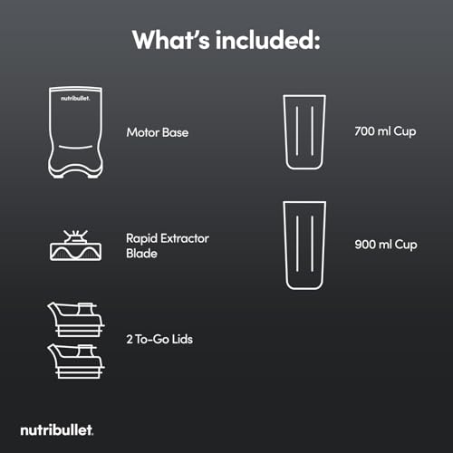 nutribullet Ultra 1200W Blender in Collaboration with McLaren Formula 1 Team - Grey with Papaya Trim - Rapid Extractor Blade Crushes Ice & Frozen Fruit for Smoothies & Juices - Powerful & Quiet