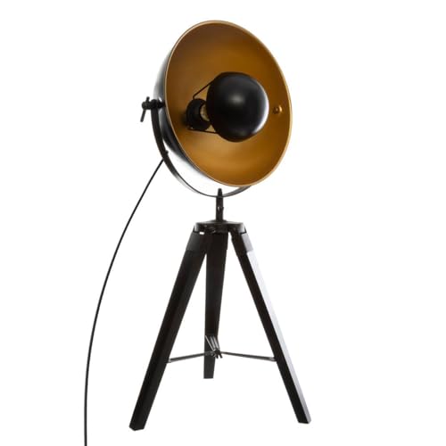 Lampadaire Atmosphera Loft Lahti Tripode Noir (30,5 x 29,5 x 70 cm)