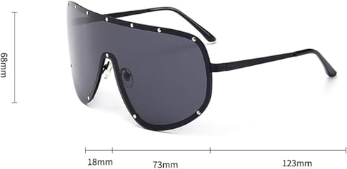 Oversized Polarized Shield Sunglasses for Men and Women Anti-Glare2