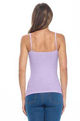Image of Natural Uniforms Women's Camisole Tank Top-Breathable Cotton Stretch