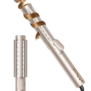TYMO Organic Hair Care & Styling Bundle: Argan Oil Spray for Frizzy Dry Hair & Dual-Size Airflow Curling Iron, Heat Protectant Hair Oil and Beach Wave Curler Wand Kit