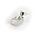 Black Box CAT6A RJ-45 Modular Plug, Shielded 25-Pack