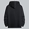 Hoody Man Mens Aztec Pullover Biker t Shirts for Men Adult Winter Hoodie for Men Pullover Mens Black Jacket Fishing Hoodies for Men Turtle Neck Jumpers for Men Overcoats Men, (Black, L) #2