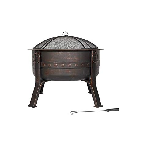 La Hacienda Brava Large Deep Bowl Firepit Cover