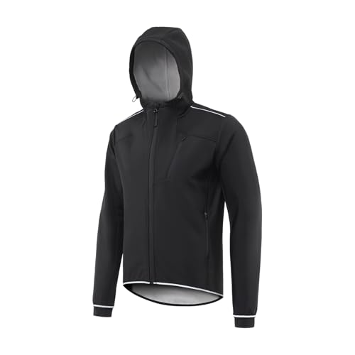 Chaqueta térmica para ciclismo invierno con capucha L miniatura 3