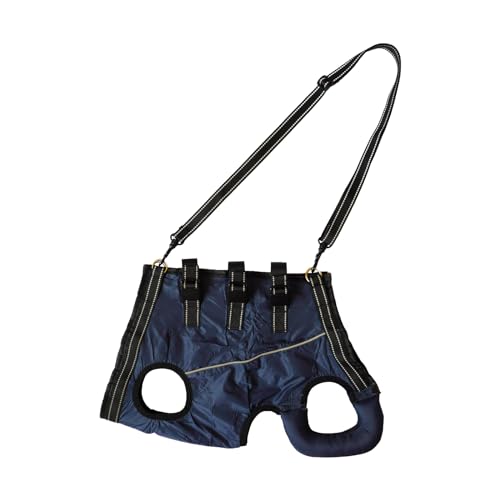 Avidora 犬 介護 ハーネス 歩行補助 リハビリ 介護用品 散歩 老犬 歩行器 ネイビー M