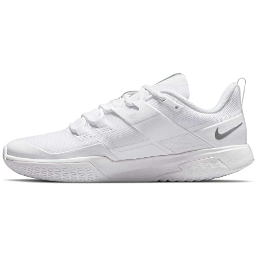 Tenis NIKE W Vapor Lite HC, Tenis. Mujer, Color Blanco metálico Plateado, 44 EU