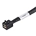SilverStone Technology CPS05 SFF-8643 to SATA7-Pin with Sideband Mini SAS HD Cable, SST-CPS05