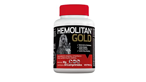VETNIL Hemolitan Gold 30 Comprimidos Vetnil