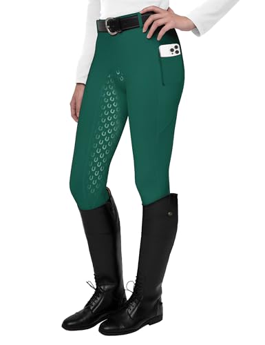 Fitst4 Sports Pantalones De Montar Para Mujer Pantalones De Montar Con Refuerzo Completo De Silicona, Bolsillo Para El Móvil Y Trabillas Para El Cinturón Fitst4 Sports Pantalones De Montar Para Mujer Pantalones De Montar Con Refuerzo Completo De Silicona, Bolsillo Para El Móvil Y Trabillas Para El Cinturón