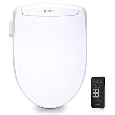 Lotus Smart Bidet ATS-500 Remote Heated Seat, Temperature Controlled Wash, Warm Air Dryer, Easy DIY Installation, Made in Korea, One Size Fit