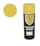 Pintura spray en aerosol. Pintura Spray Amarillo Claro 400 Ml
