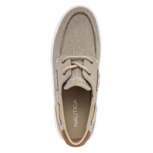 Image of NAUTICA Men's Lace-Up Boat Shoe Casual Loafers Comfort Sneaker - Walking Moccasin