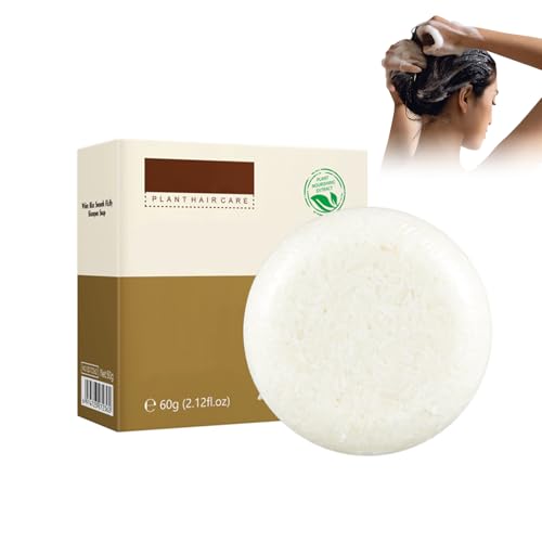 Hppsctink champú de jabón de arroz, 60g champú de arroz para la caída del cabello, cuidado del cabello tratamiento para el crecimiento del cabello, shampoos