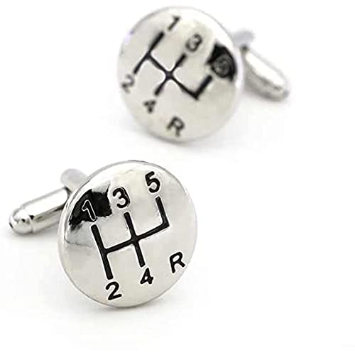 Talacano Gemelos para Camisa - Regalos Originales Para Hombre - Regalo Original - Regalo - Hombre - Dia Del Padre - Regalo Friki - Amigo Invisible - Navidades - (Cambio De Marchas)