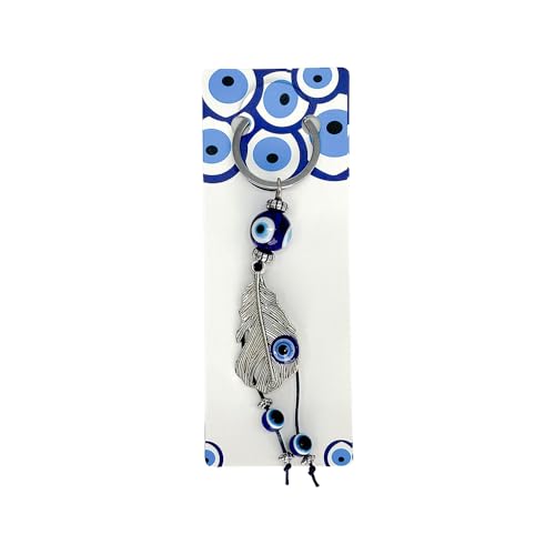 Image of Submarine 1572 Evil Eye Gift Premium Combo Set - Ball Pen with Blue Finish, Evil Eye Bracelet, and Keychain - Stylish and Elegant Gift Set