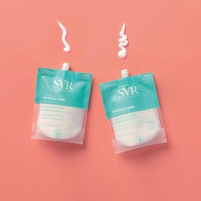 SVR - Hydraliane Hydrating Face Cream - Daily Face Moisturizer for Normal to Combination, Sensitive Skin - 24H Hydration - Dermatologically Tested, Non-Comedogenic,100% Naturally-Derived - 1.3 fl.oz
