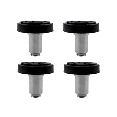 Image of 4X 45mm Car Lift Rubber Tray Heightening Feet Plus High Leg Pads Shaft Diameter
