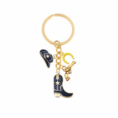 VEOWOO Western Keychain – Cowboy Keychains Bag Charm for Women