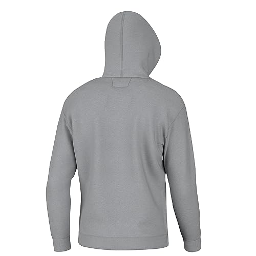 Image of HUK Men's Huk'd Up Logo Full Zip, Fleece Jacket With Stretch