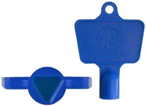 Blue Plastic Electric Meter Box Key - Spare Electric Meter Box Key