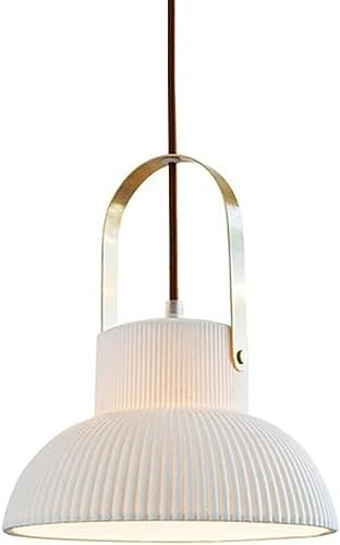 Lustres céramiques émaillées avec cordon ajustable pour plafond haut