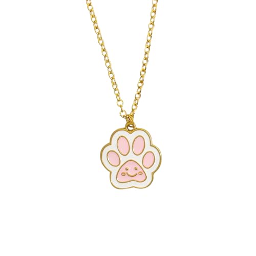 Argent 925 collier patte de chat et chien ras du cou haut de gamme pour femme