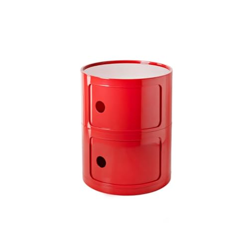 YAIUNHIQ Table d'appoint Moderne, Petite Table de Chevet Espace de Rangement, Commode en Plastique