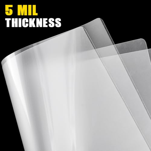 BURVAGY 150 Pack 5 Mil Laminating Sheets, 9x11.5 Inches Thermal Laminating Pouches, for Laminator, Letter Size, Ultra Clear, Thick, Hold 8.5x11 Inches, Office School Supplies - Thumbnail 4