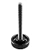 20-1/4-20 x 2 Inch Long Length Knurled Plastic Head Thumb Screws, US Made