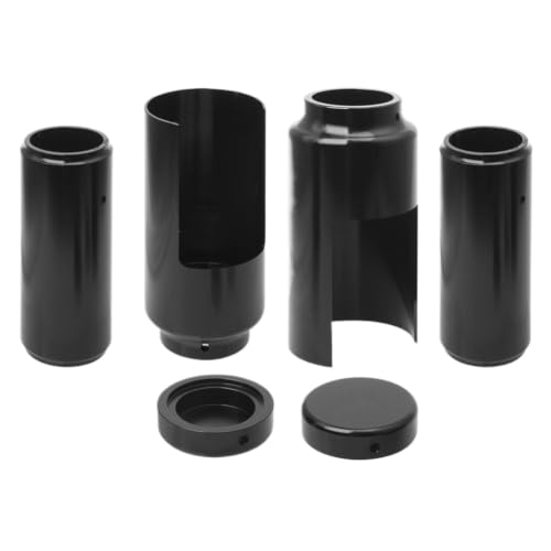 Tapas de Horquilla de Aluminio Negro para Moto Softail Street Bob Cubiertas Delanteras 5