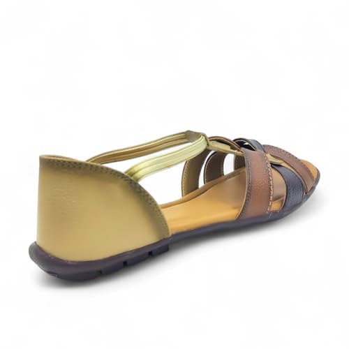 Image of Woman's Flat Comfortable Sandal | Doctor Insole Soft & Comfortable | Best For All Seasons | True Anti-Skid TPR Sole | Fashionable & Trendy (W-14)