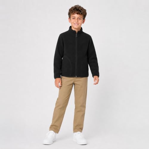 Image of Mud Kingdom Unisex Kids Fleece Jacket Printing Zip Up