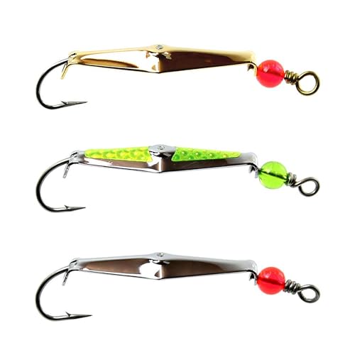 Clarkspoon Trolling Spoon Lures for Saltwater Fishing (Size 0-3 Pack