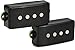 DiMarzio DP124 Sixties P Bass Pickup Set - Gloss Black Metal
