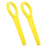 SHINEOFI 2pcs Plastic Bucket Opener Wrench for Pail Paint Barrel Lid Removal, Heavy Duty Drum Bung Wrench Tool for Industrial and Household Use