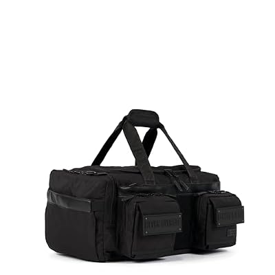 WOLFpak 30L Perfect Duffle Bag (Nightshade) Tactical Gym Bag Hardshell Base 1000D Waterproof Travel Carry On with Shoe Compartment, Dual Cup Holders, Laptop Sleeve & Molle Straps