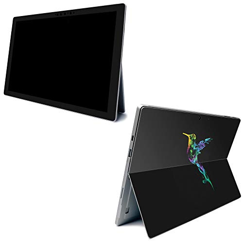 Image of MightySkins Carbon Fiber Skin for Microsoft Surface Pro 7 - Strange Smoke | Textured Carbon Fiber Finish | Easy to Apply, Remove, and Change Styles | Made in The USA