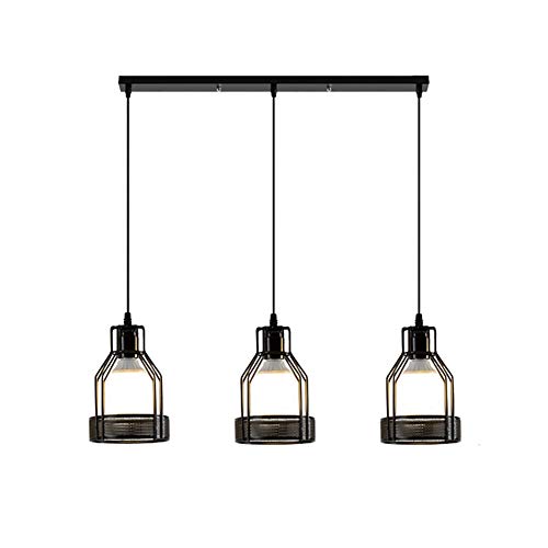 Lustre loft léger vintage pour illuminer vos repas dans la salle à manger