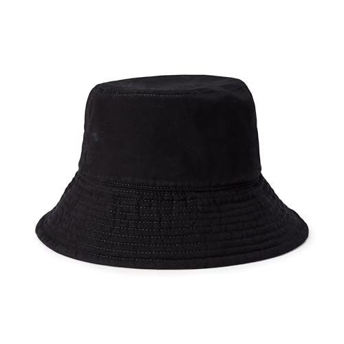 Amazon Essentials Womens Washed Cotton Bucket Hat Black Large-X-Large