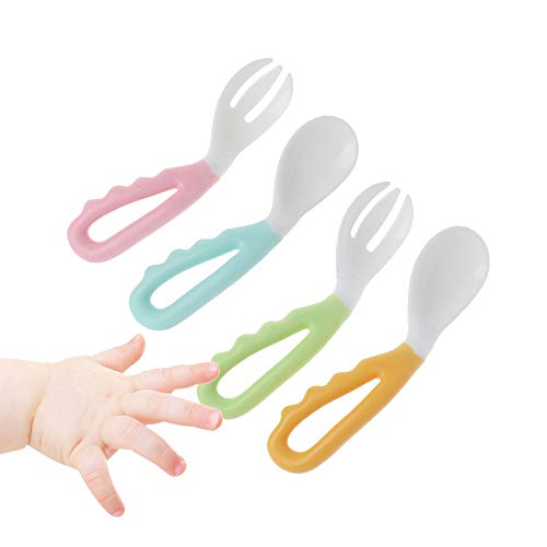 Set di Cucchiai e Forchette per Bambini, Facile da...