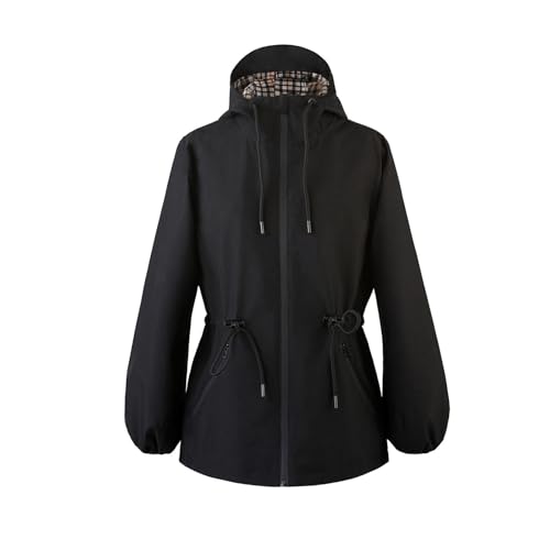 Chaqueta de entretiempo para mujer ideal para paseos urbanos y días de lluvia fina