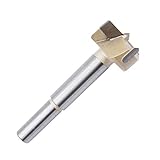 El filo de la broca cuenta con un ángulo de 15° que se ha diseñado especialmente para perforar madera; además, su filo es afilado y está hecho de aleación de tungsteno duro de calidad industrial, utiliza tecnología especial de tratamiento térmico, cuenta con una gran dureza y una alta eficiencia de corte, usa sustrato de acero 45 y es resistente y duradero. Broca ideal para producción en masa y uso en fábrica.