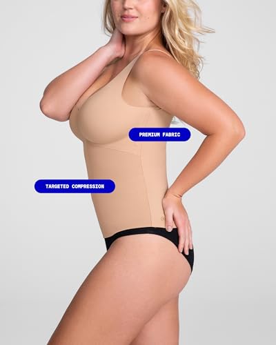 HONEYLOVE Shapewear for Women - LiftWear Tank Top With Built In Bra - Body Shaper Shirt for Tummy Control2